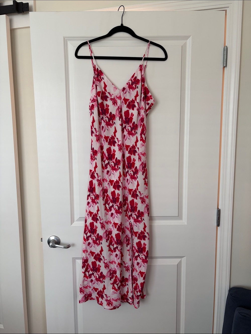 Floral Slip Dress with Spaghetti Straps